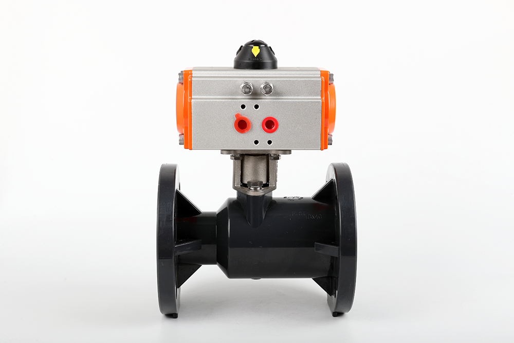 宜城气动法兰一体球阀